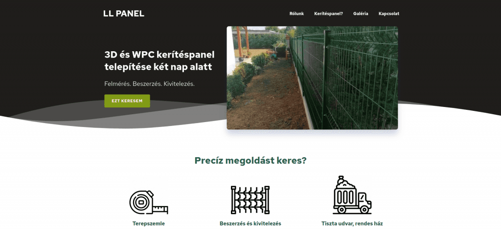 LL Panel Moduláris és WPC kerítések